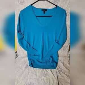 J-CREW TEAL BLUE Is Soft Comfy  sweater ( XS )